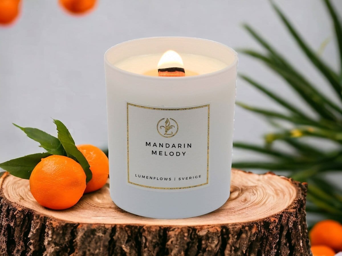 Scented Candle | Mandarin Melody | Doftljus - LumenFlows