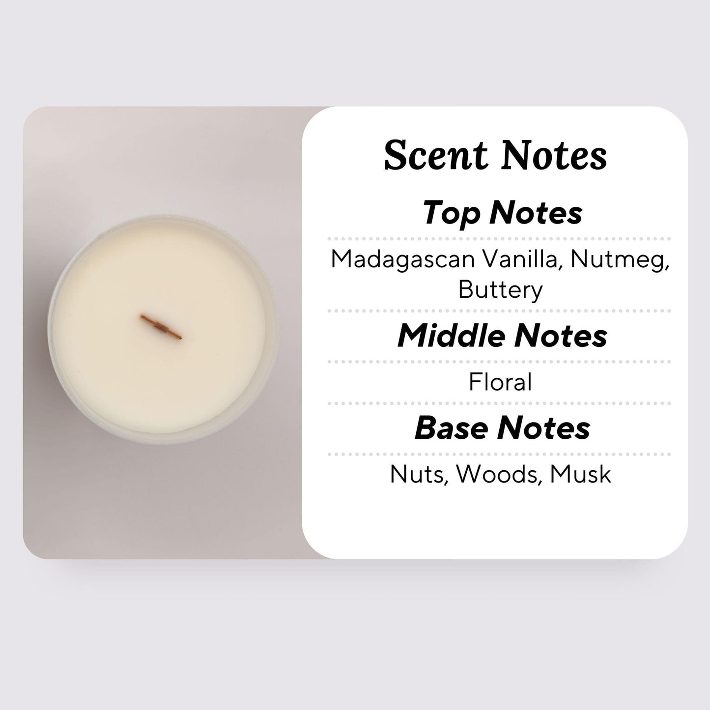 Scented Candle | Vanilla Dream | Doftljus - LumenFlows 2