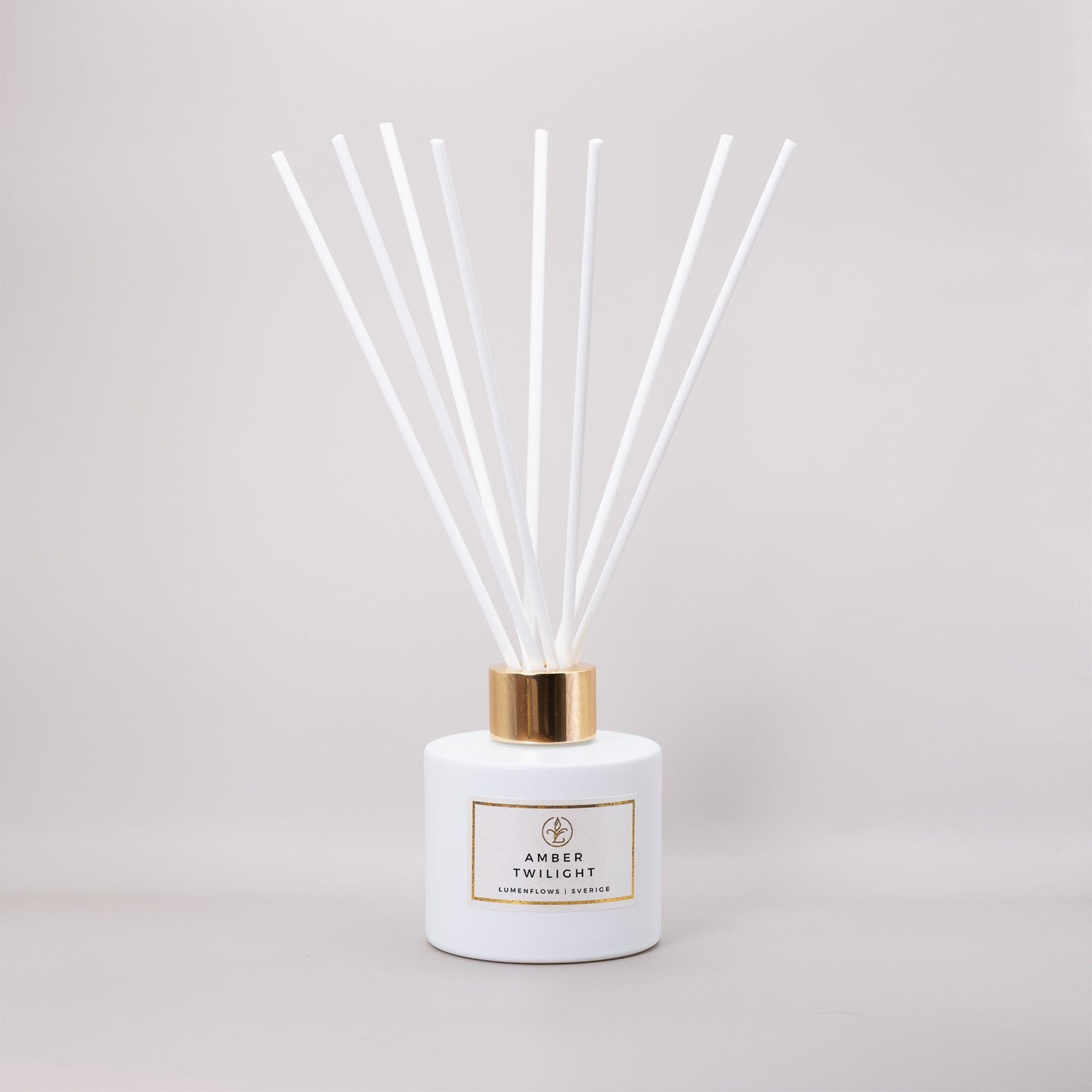 Reed Diffuser | Amber Twilight Gold White - LumenFlows
