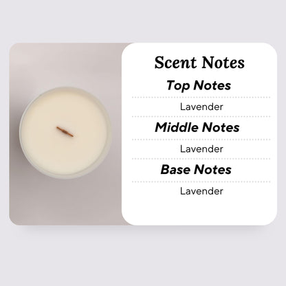 Scented Candle | Lavender Tranquility | Doftljus - LumenFlows 2