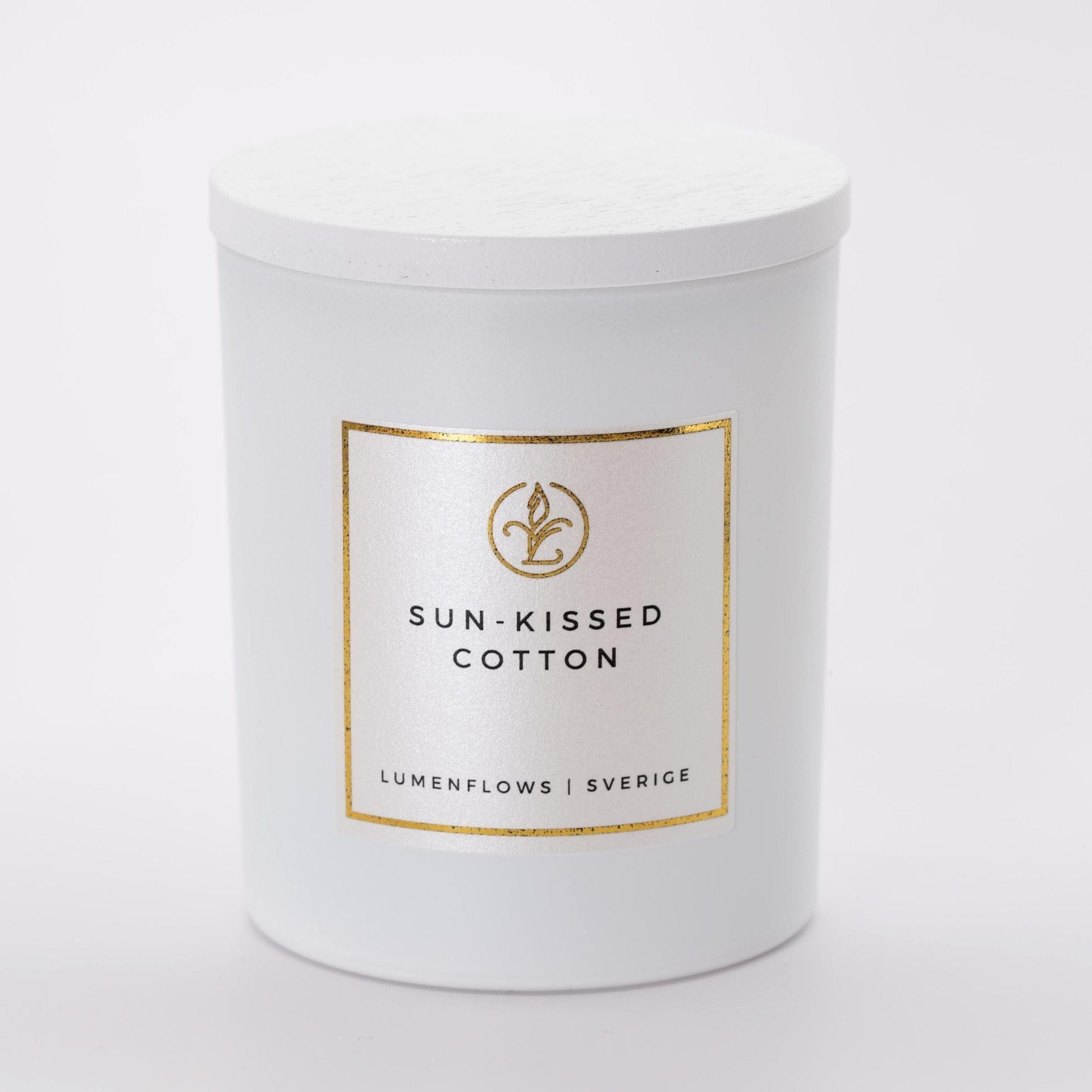 Scented Candle | Sun-Kissed Cotton | Doftljus - LumenFlows
