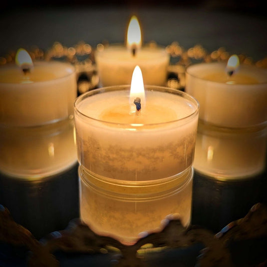 Scented Tealight Candle | Cedarwood Charm | Doftvärmeljus - LumenFlows 1