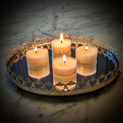 Scented Tealight Candle | Mysterious Embrace | Doftvärmeljus - LumenFlows